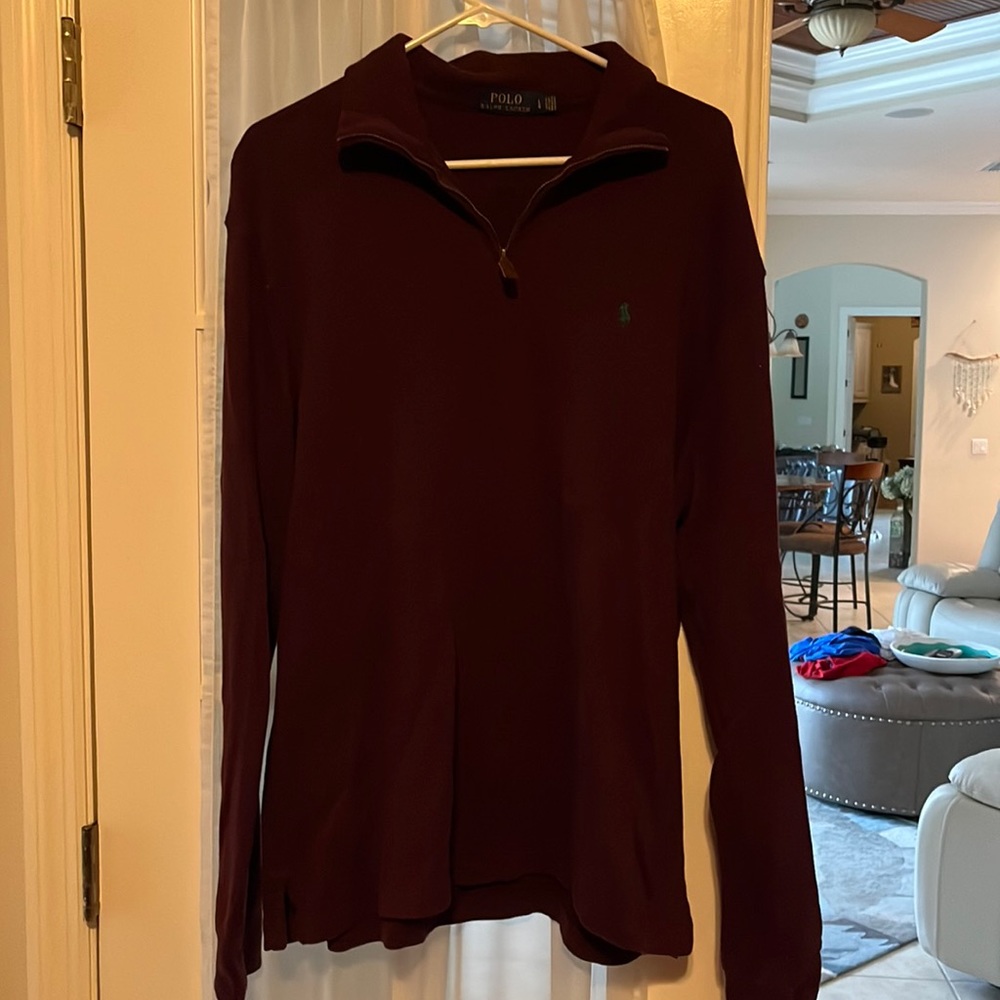 Mens polo sweater